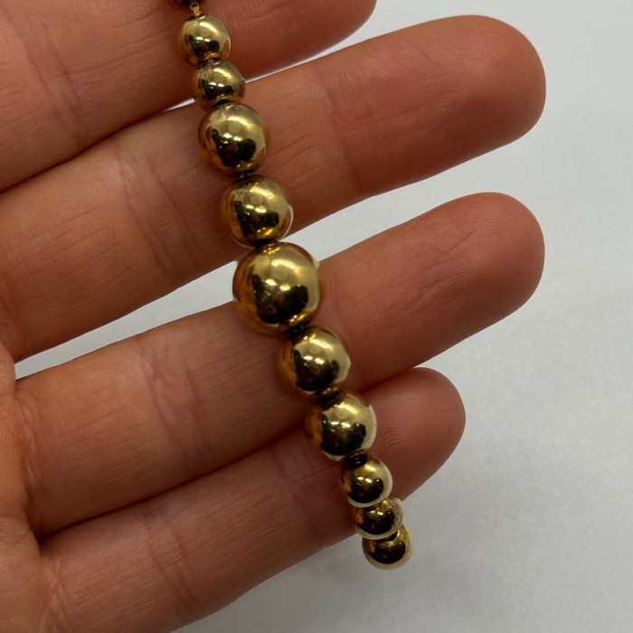 925 Sterling Silver Gold Plated KA 1772 Italy Bracelet