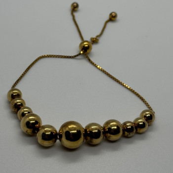 925 Sterling Silver Gold Plated KA 1772 Italy Bracelet