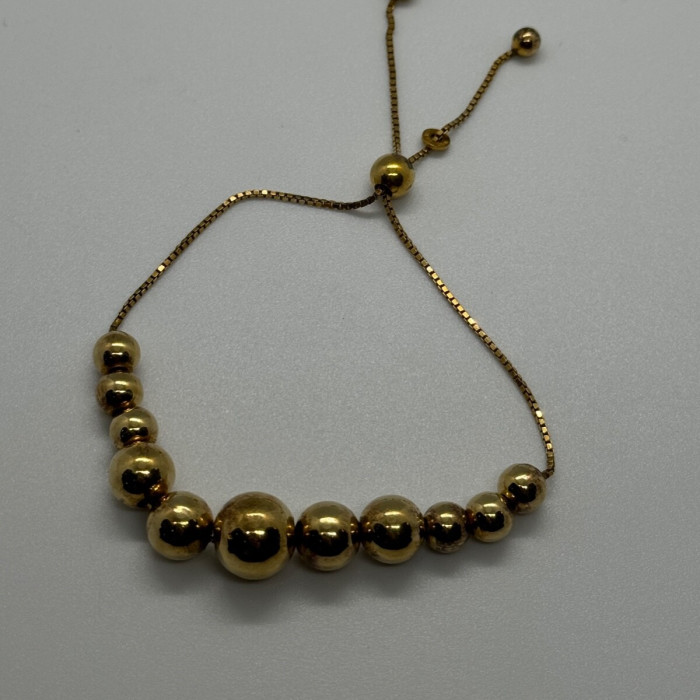 925 Sterling Silver Gold Plated KA 1772 Italy Bracelet