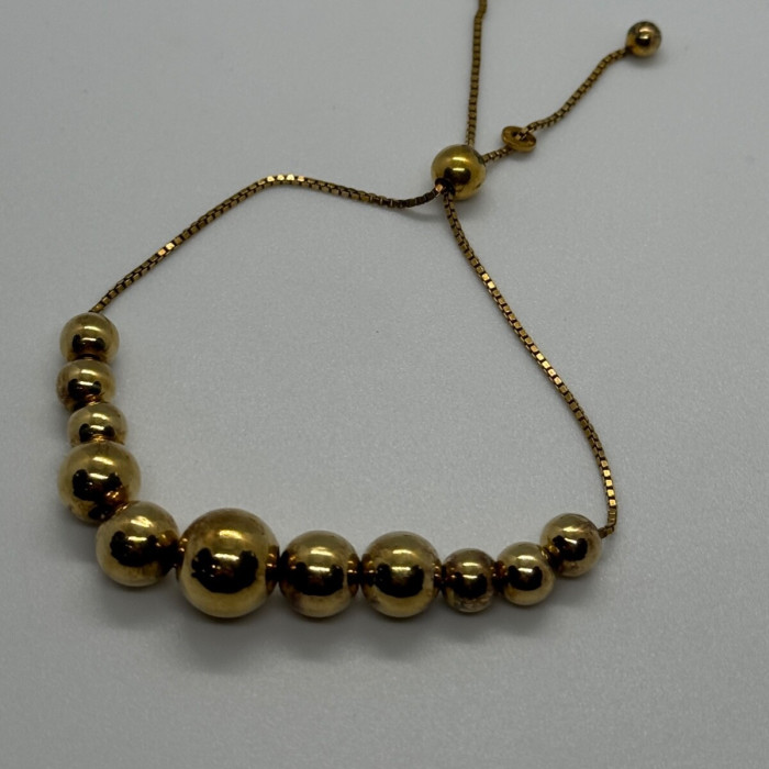 925 Sterling Silver Gold Plated KA 1772 Italy Bracelet