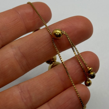 925 Sterling Silver Gold Plated KA 1772 Italy Bracelet
