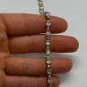 925 Sterling Silver Gold Plated CZ Bracelet