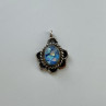 925 Sterling Silver Mosaic Opal Pendant