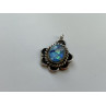 925 Sterling Silver Mosaic Opal Pendant