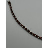 925 STERLING SILVER GARNET BRACELET