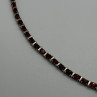 925 Sterling Silver Garnet Bracelet