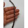 925 STERLING SILVER GARNET BRACELET