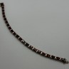 925 Sterling Silver Garnet Bracelet