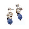 925 Sterling Silver Sodalite Stud Earrings