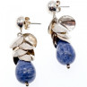 925 Sterling Silver Sodalite Stud Earrings
