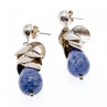 925 Sterling Silver Sodalite Stud Earrings