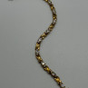 925 Sterling Silver Gold Plated CZ Bracelet