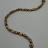 925 Sterling Silver Gold Plated CZ Bracelet