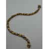 925 STERLING SILVER GOLD PLATED CZ BRACELET