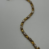 925 Sterling Silver Gold Plated CZ Bracelet