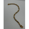 925 STERLING SILVER GOLD PLATED CZ BRACELET