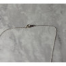 10K White Gold Amethyst & Diamond Chain With Pendant