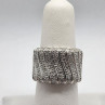 14K White Gold & Diamond Ring Size 5.5