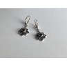 925 Sterling Silver Garnet & Marcasites 