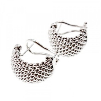 925 Sterling Silver Earrings Italy
