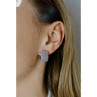 925 Sterling Silver Earrings Italy