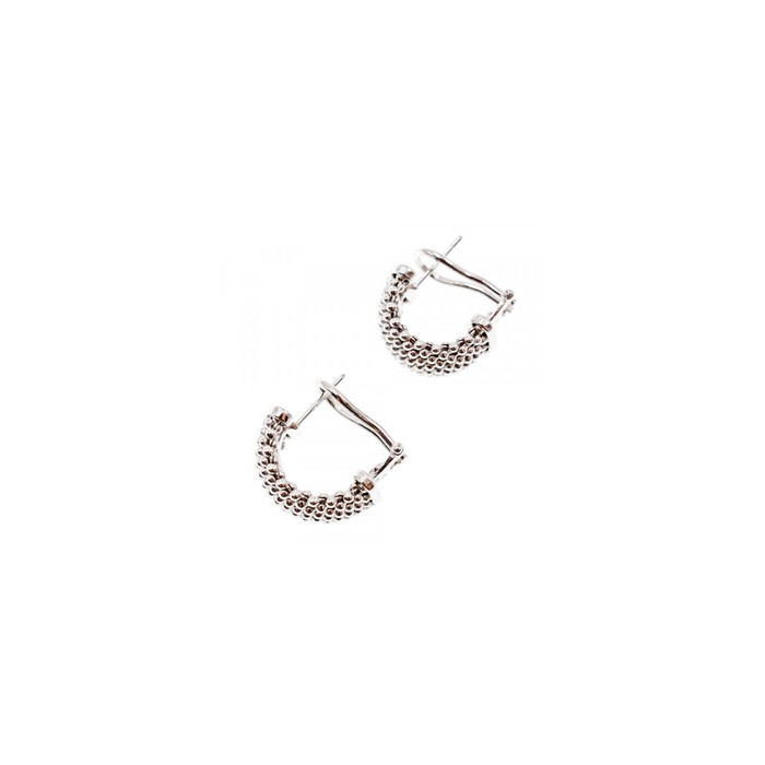 925 Sterling Silver Earrings Italy
