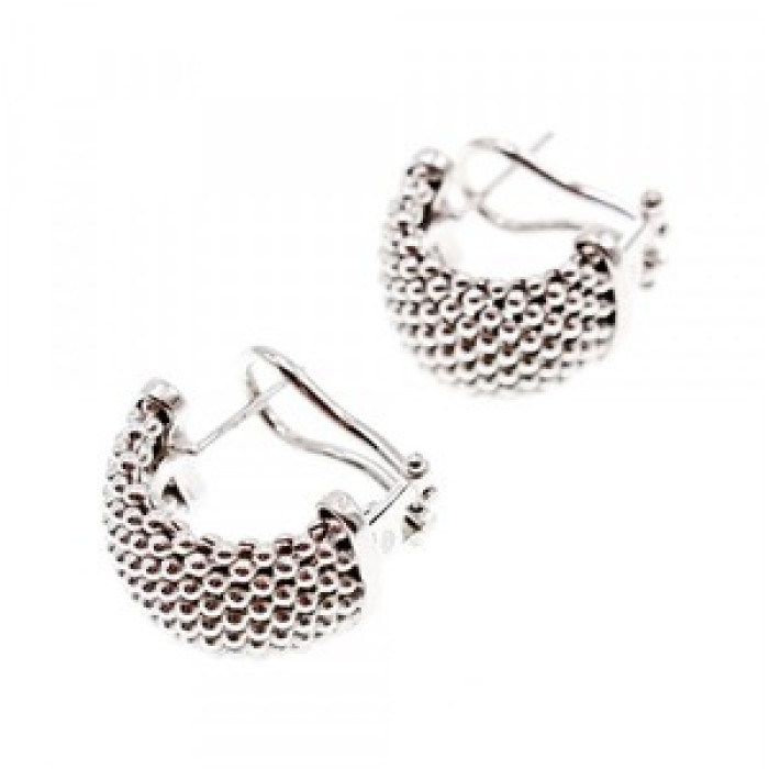 925 Sterling Silver Earrings Italy