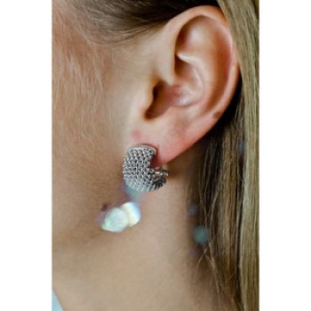 925 Sterling Silver Earrings Italy