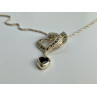 925 Sterling Silver Almandine & Marcasites Chain with Pendant