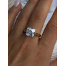 Classy Design 925 Sterling Silver Gold Plated Cz Ring Size 10