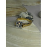 Classy Design 925 Sterling Silver Gold Plated Cz Ring Size 10