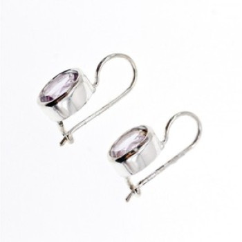 925 Sterling Silver Tourmaline Earrings