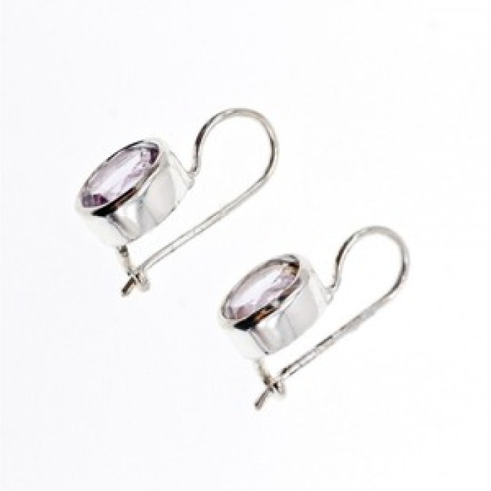925 Sterling Silver Tourmaline Earrings