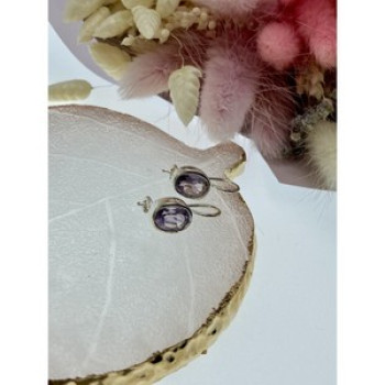 925 Sterling Silver Tourmaline Earrings
