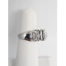 14K WHITE GOLD & DIAMONDS .5ct RING  SIZE 4