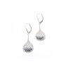 10K WHITE GOLD EARRINGS ITALY