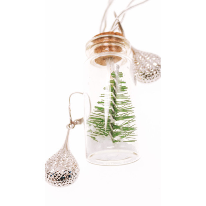 10K White Gold Earrings Italy