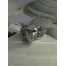 Elegant Design 925 Sterling Silver Beryl Ring Size 8