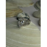 Elegant Design 925 Sterling Silver Beryl Ring Size 8