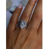 Elegant Design 925 Sterling Silver Beryl Ring Size 8