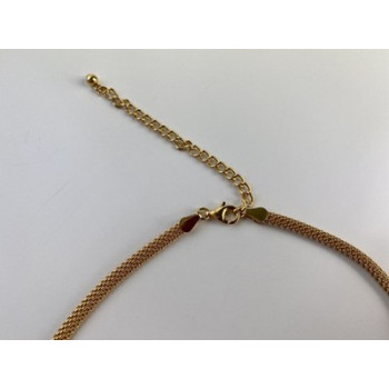 925 Sterling Silver Gold Plated  Mystic Topaz Necklace