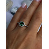 925 Sterling Silver Emerald & Beryl Ring Size 7