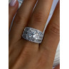Shiny 925 Sterling Silver Cz Ring Size 11