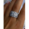 Shiny 925 Sterling Silver Cz Ring Size 11