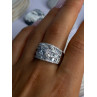 Shiny 925 Sterling Silver Cz Ring Size 11