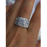 Shiny 925 Sterling Silver Cz Ring Size 11