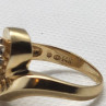14K Yellow Gold Tanzanite & Diamonds Ring Size 5