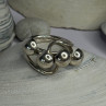 Unique Design 925 Sterling Silver Ring Size 8