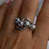Unique Design 925 Sterling Silver Ring Size 8