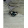 925 Sterling Silver Aquamarine Ring Size 6